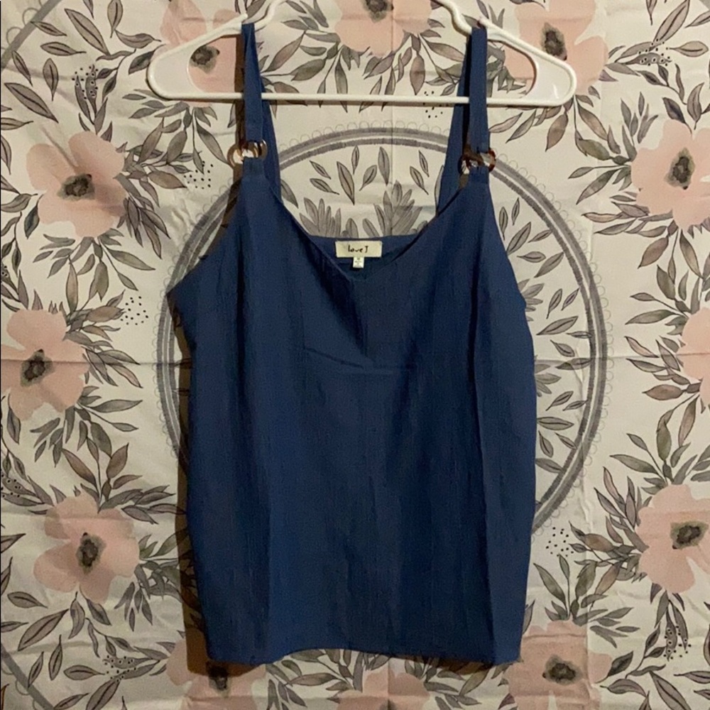 Cute Blue Tank Top